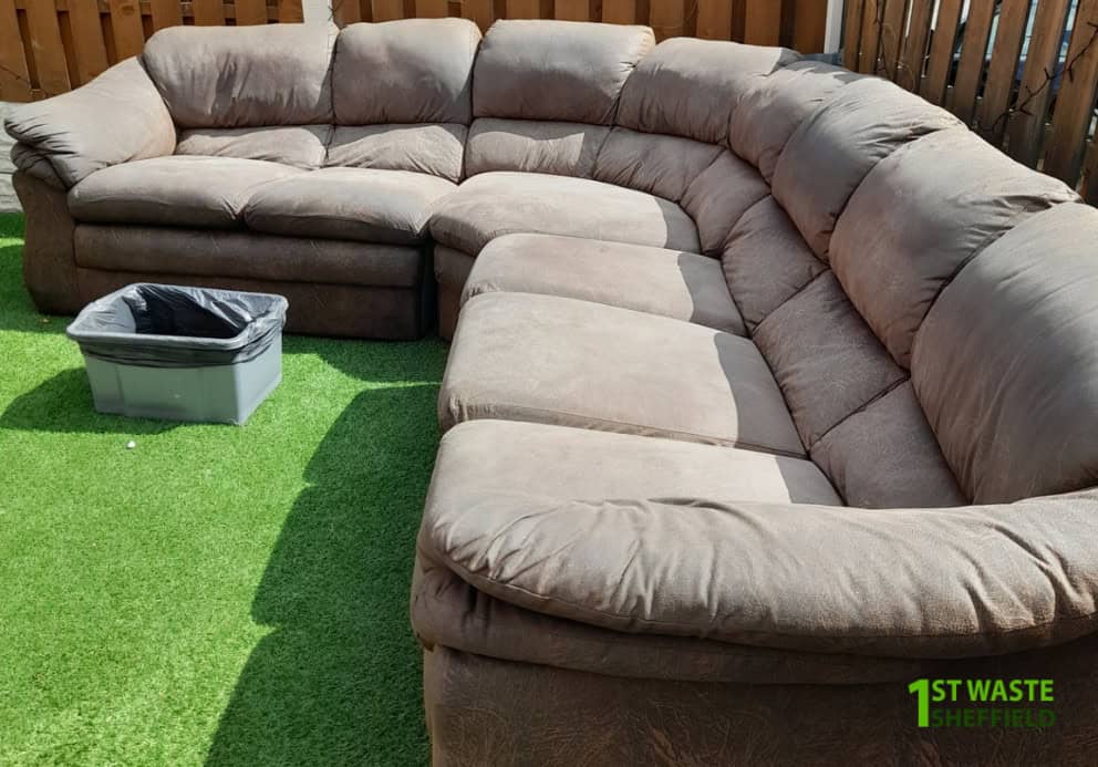 furniture-disposal-Chesterfield-corner-sofa