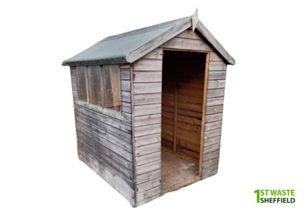 garden-clearance-Birley-wooden-shed