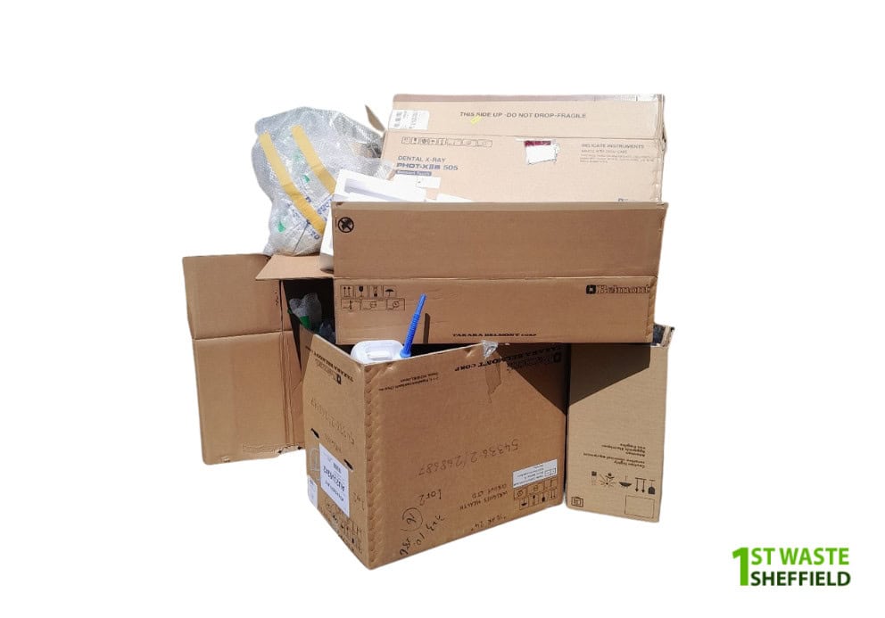 rubbish-collection-Chapeltown-cardboard