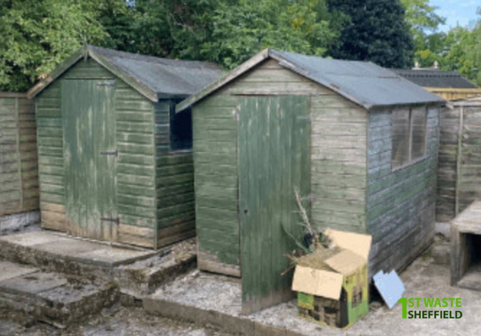 shed-removal-Chesterfield-two-sheds